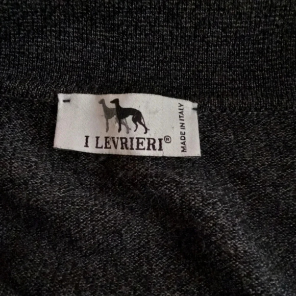 I levrieri made in Italy 100% extra fine Marino wool men's sweater XXLARGE - Picture 3 of 5